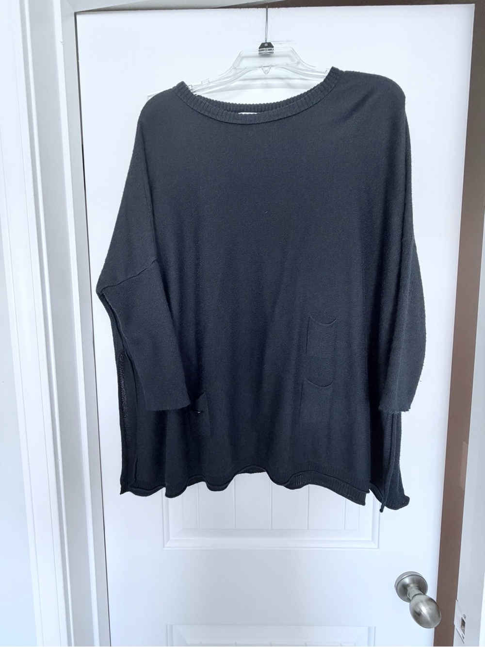 Relaxed Navy Women's Knit Top - Brand Mersea